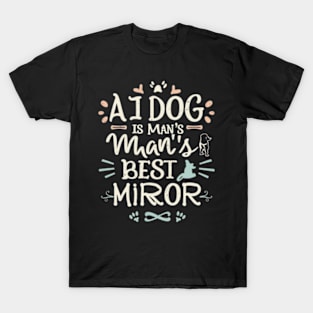 A dog is the best mirror of a person T-Shirt